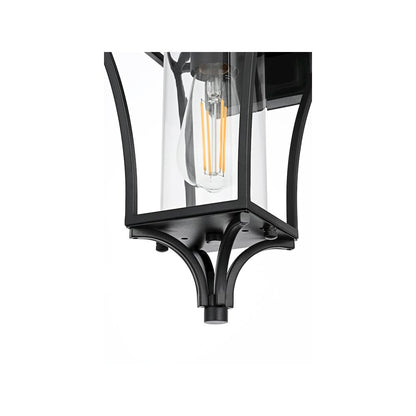 Belgrade 7 inch Outdoor Pendant in Black