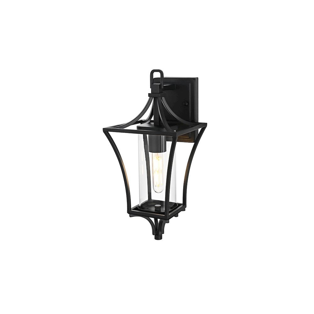 Belgrade 7 inch Outdoor Pendant in Black