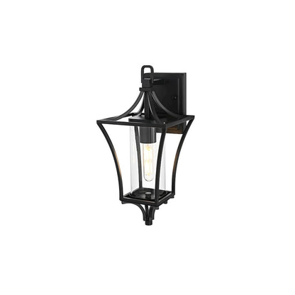 Belgrade 7 inch Outdoor Pendant in Black