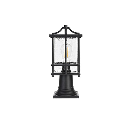 Miller 7 inch Outdoor Pendant in Black