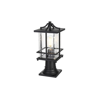 Miller 7 inch Outdoor Pendant in Black