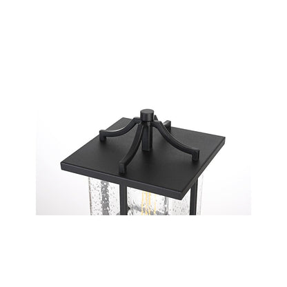 Miller 7 inch Outdoor Pendant in Black