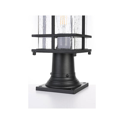 Miller 7 inch Outdoor Pendant in Black