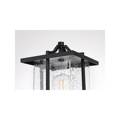 Miller 7 inch Outdoor Pendant in Black