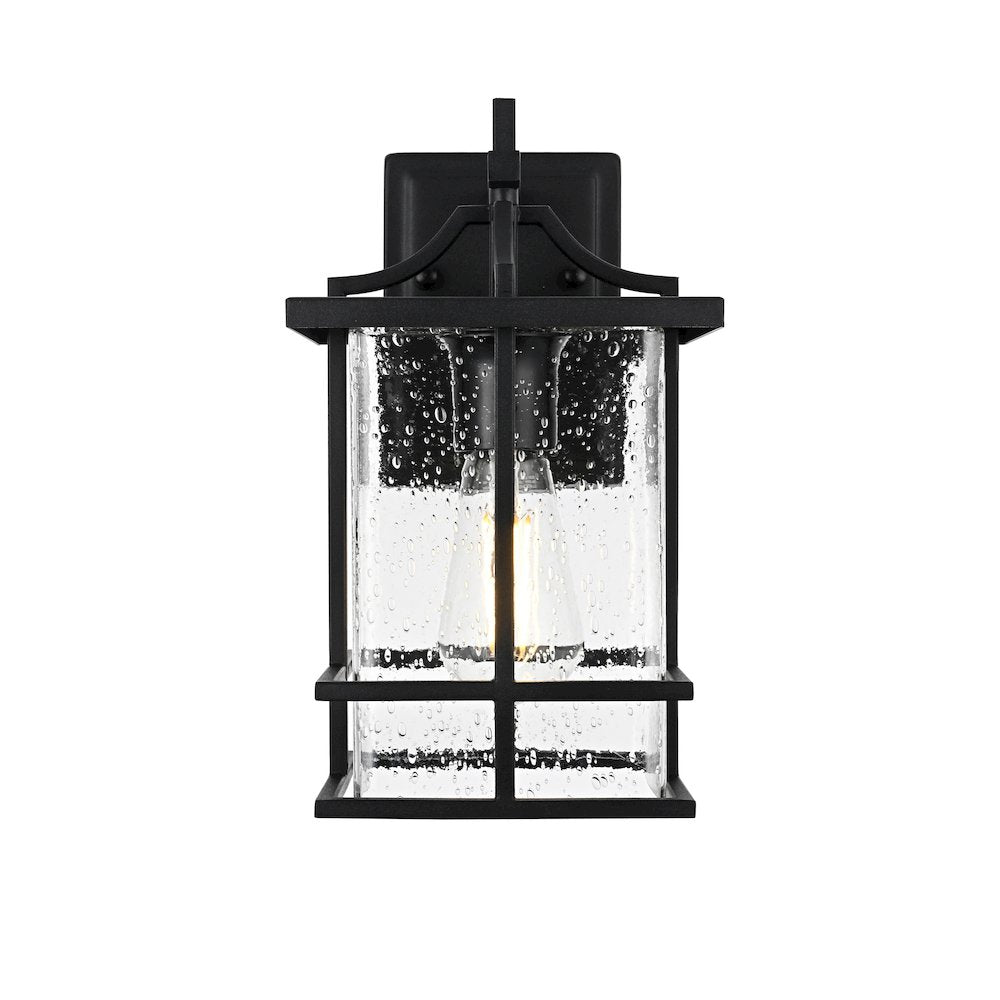 Miller 7 inch Outdoor Pendant in Black