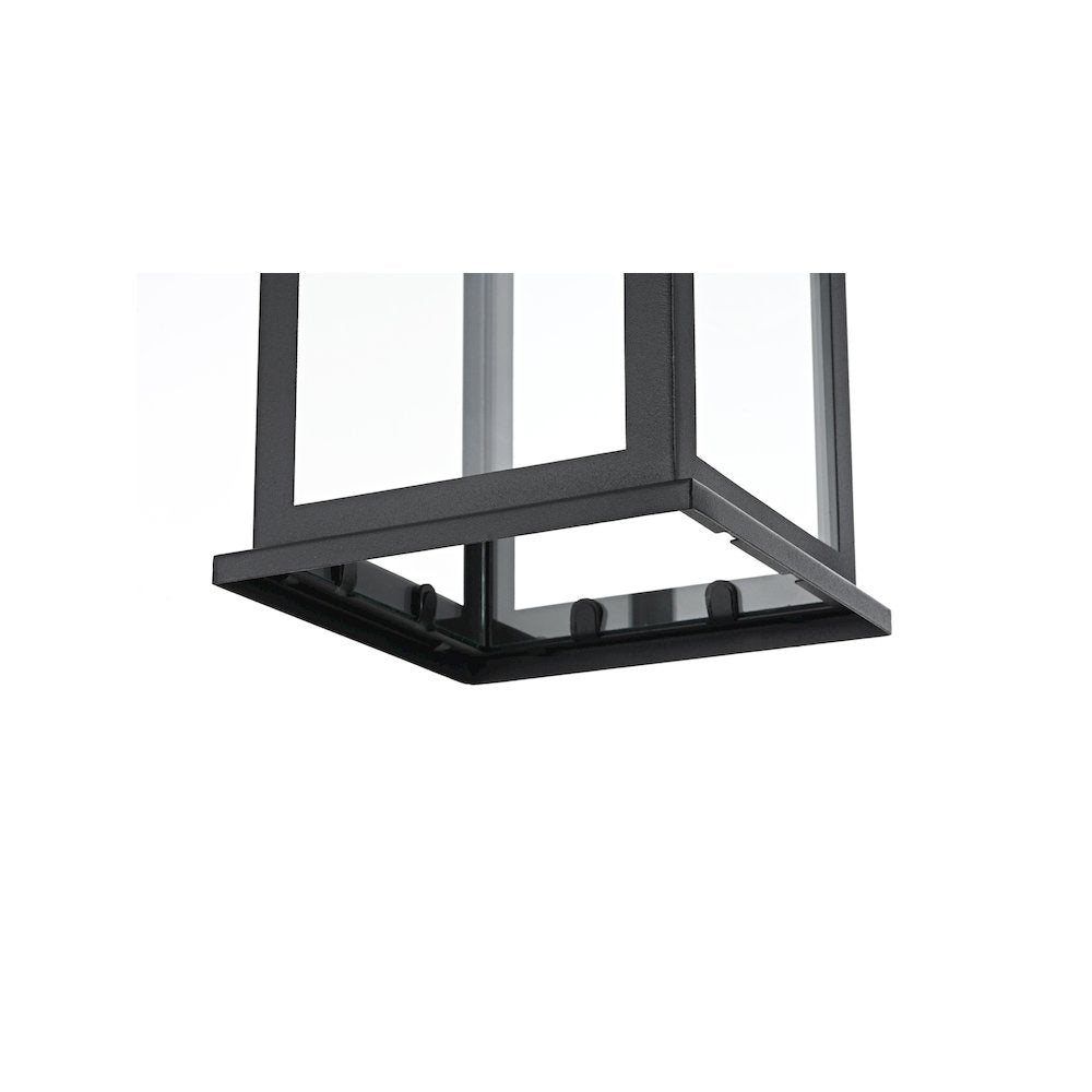 Mercer 7 inch Outdoor Pendant in Black