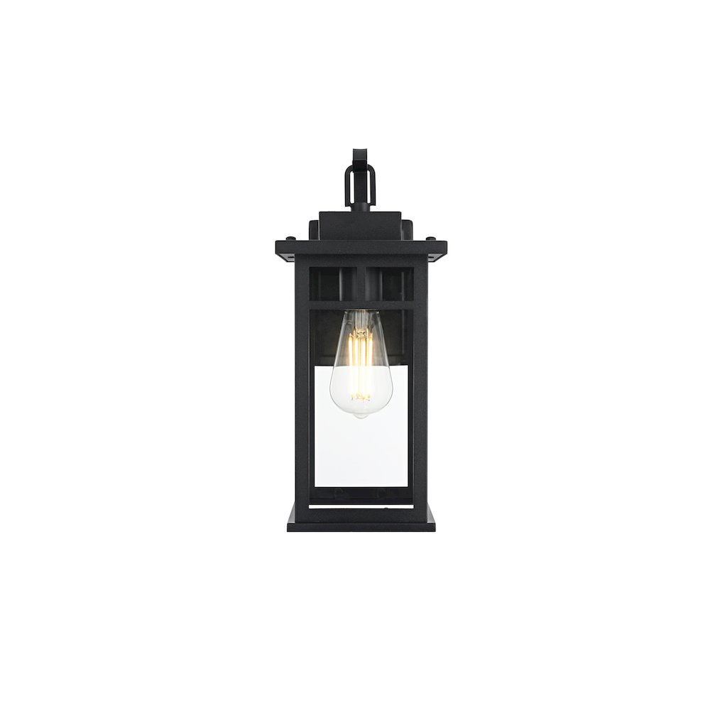 Mercer 7 inch Outdoor Pendant in Black
