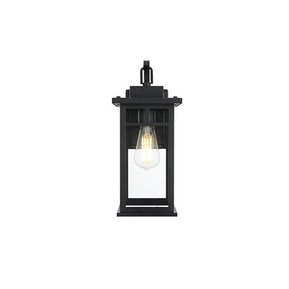Mercer 7 inch Outdoor Pendant in Black