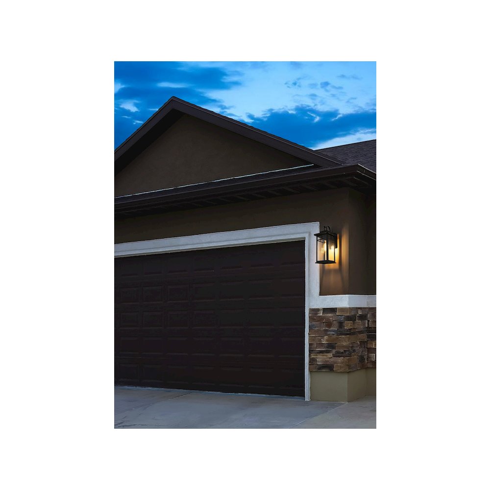 Mercer 7 inch Outdoor Pendant in Black
