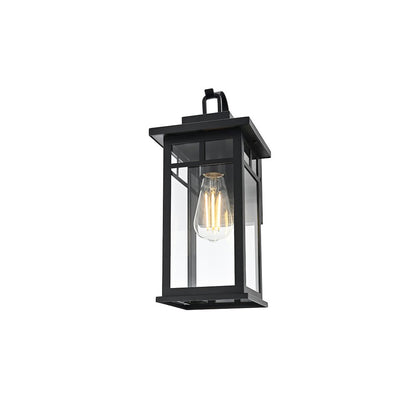 Mercer 7 inch Outdoor Pendant in Black