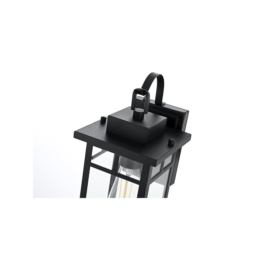 Mercer 7 inch Outdoor Pendant in Black