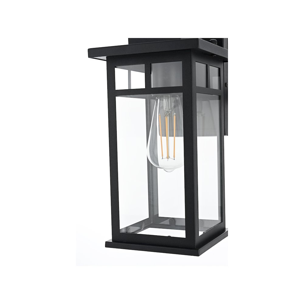 Mercer 7 inch Outdoor Pendant in Black