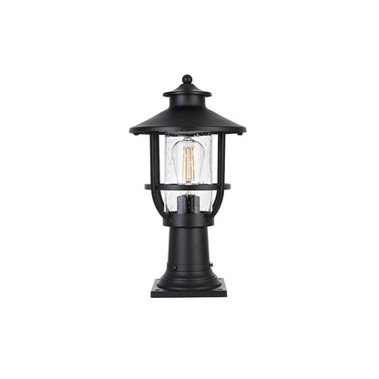 Janney 7 inch Outdoor Pendant in Black