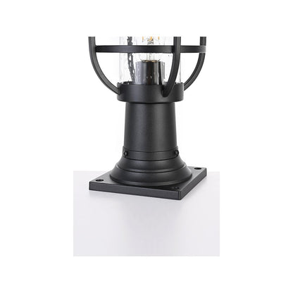 Janney 7 inch Outdoor Pendant in Black