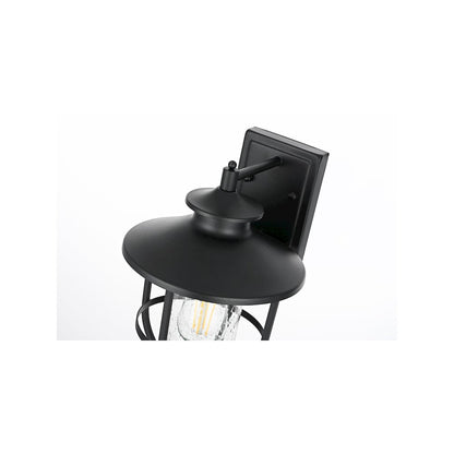 Janney 7 inch Outdoor Pendant in Black