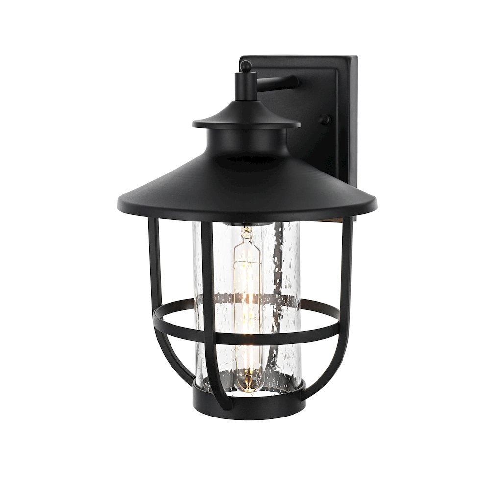 Janney 7 inch Outdoor Pendant in Black