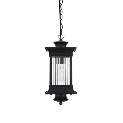 Collins 7 inch Outdoor Pendant in Black