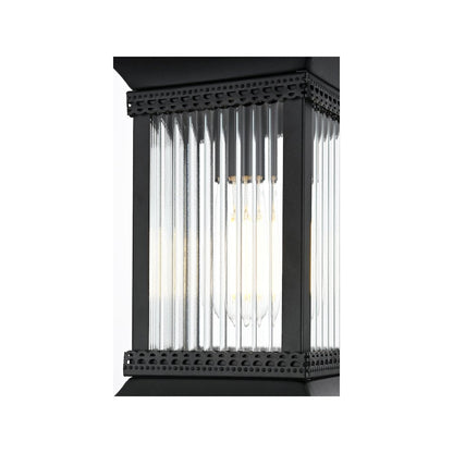 Collins 7 inch Outdoor Pendant in Black