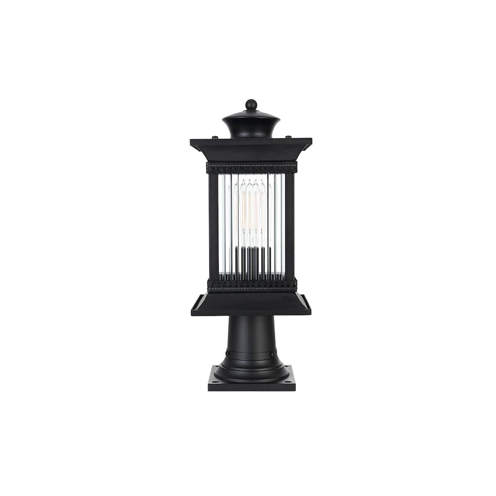 Collins 7 inch Outdoor Pendant in Black