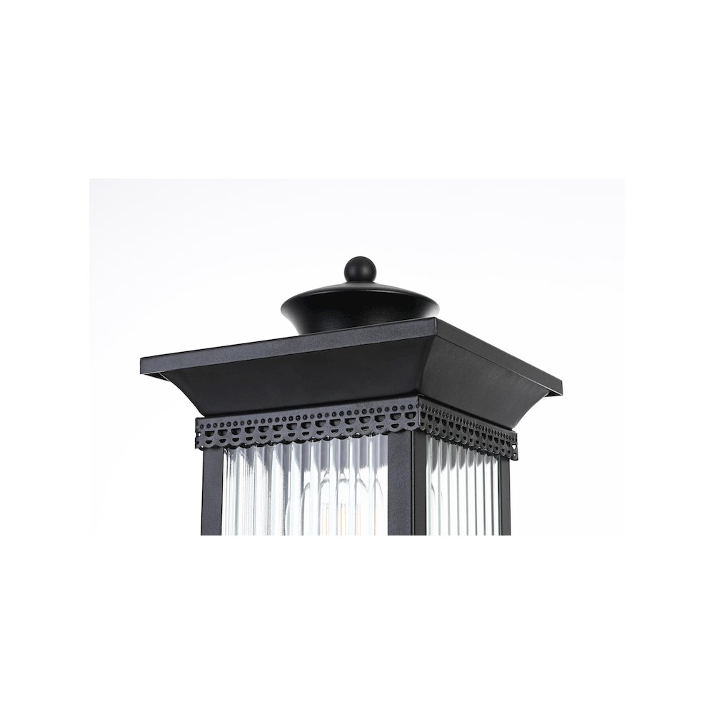 Collins 7 inch Outdoor Pendant in Black
