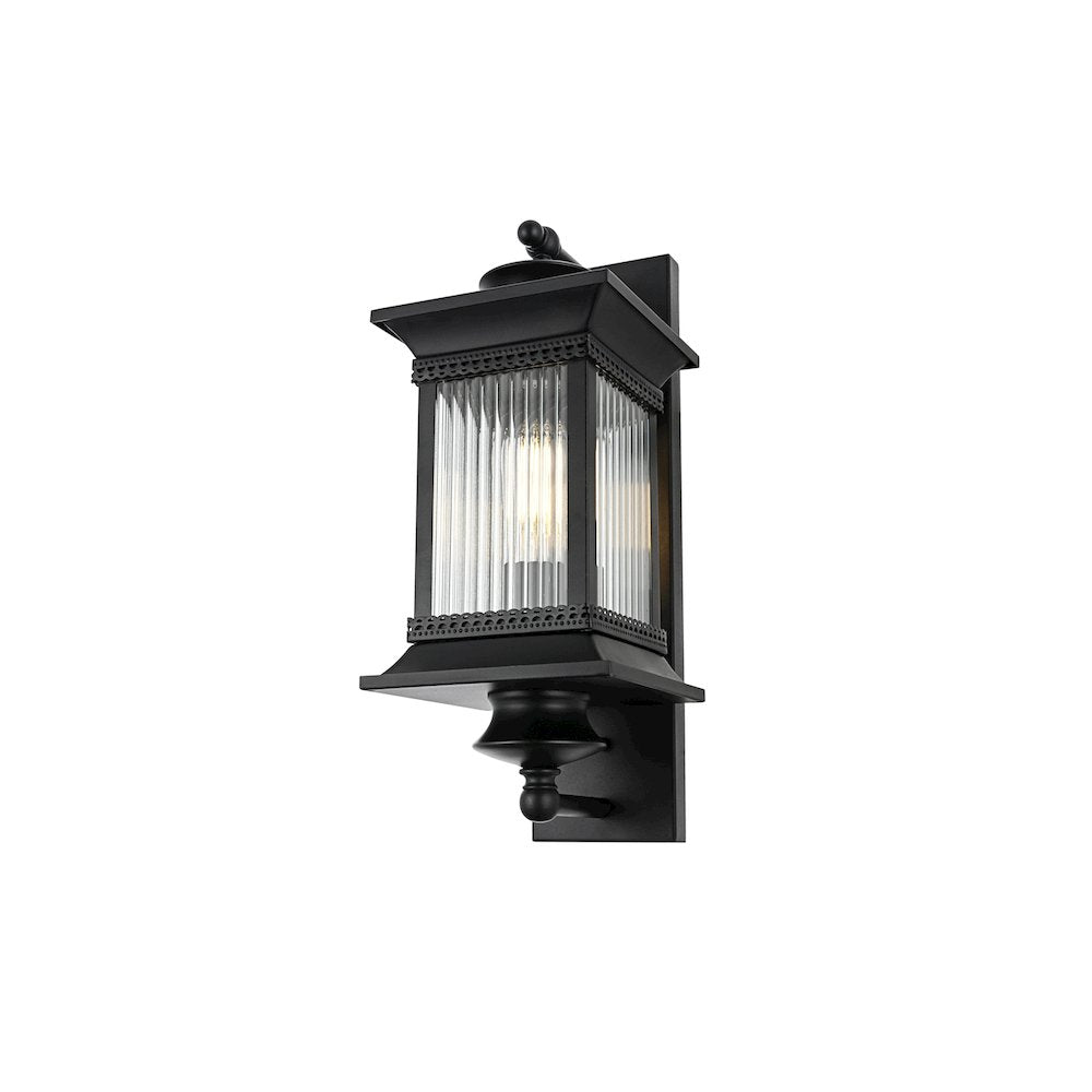 Collins 7 inch Outdoor Pendant in Black