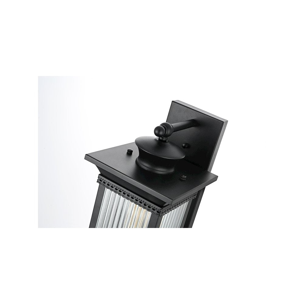 Collins 7 inch Outdoor Pendant in Black