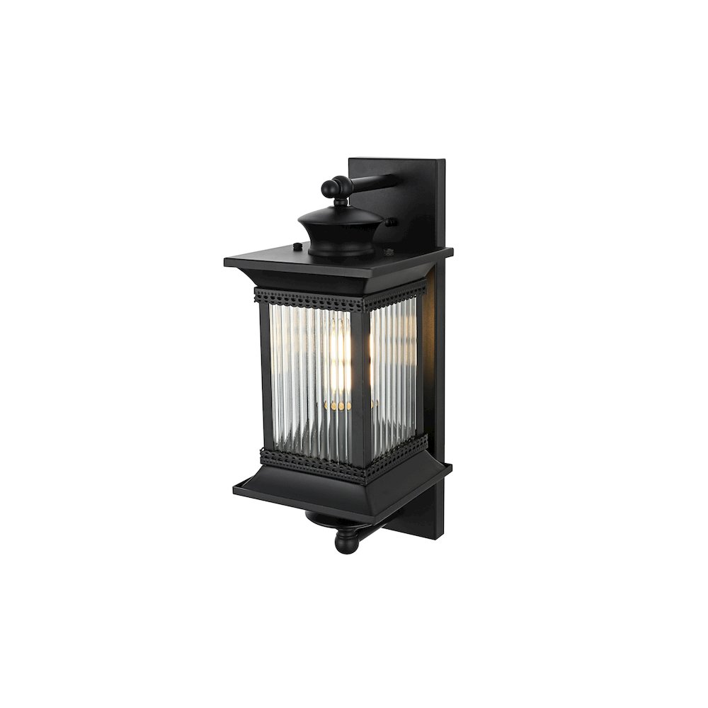 Collins 7 inch Outdoor Pendant in Black