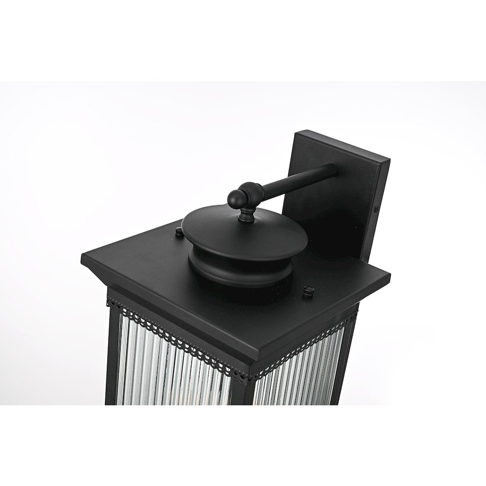 Collins 9.5 Inch Outdoor Wall Sconce In Black