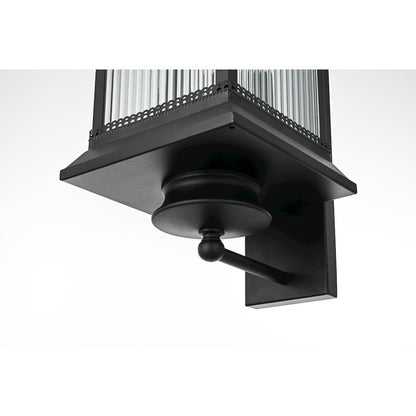 Collins 9.5 Inch Outdoor Wall Sconce In Black