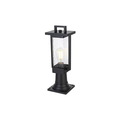 Tilton 7 inch Outdoor Pendant in Black