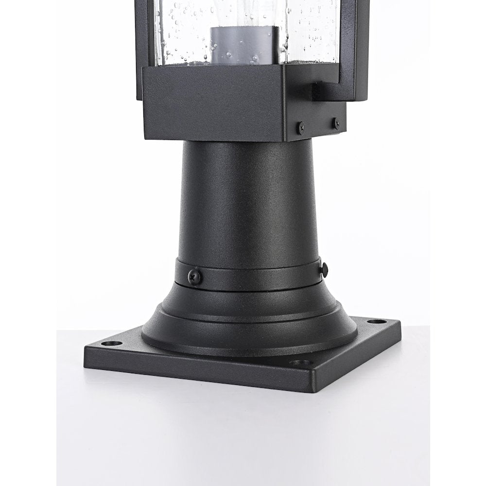 Tilton 7 inch Outdoor Pendant in Black