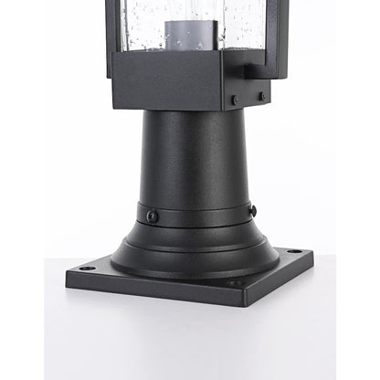 Tilton 7 inch Outdoor Pendant in Black