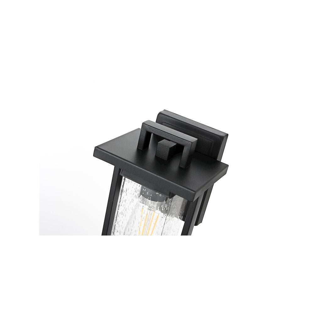 Tilton 7 inch Outdoor Pendant in Black