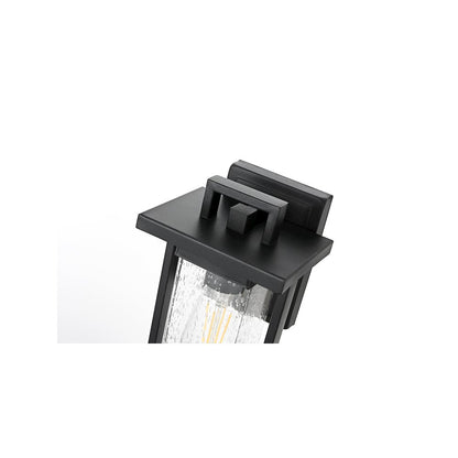 Tilton 7 inch Outdoor Pendant in Black