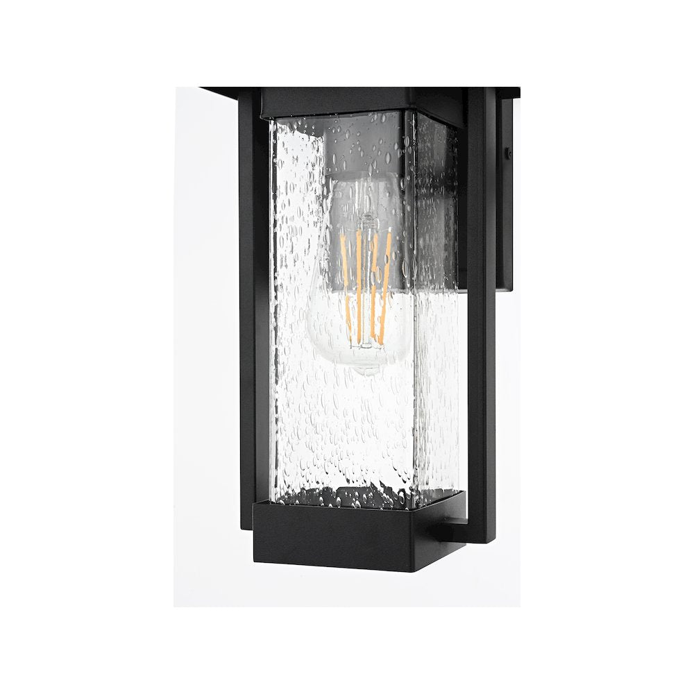 Tilton 7 inch Outdoor Pendant in Black
