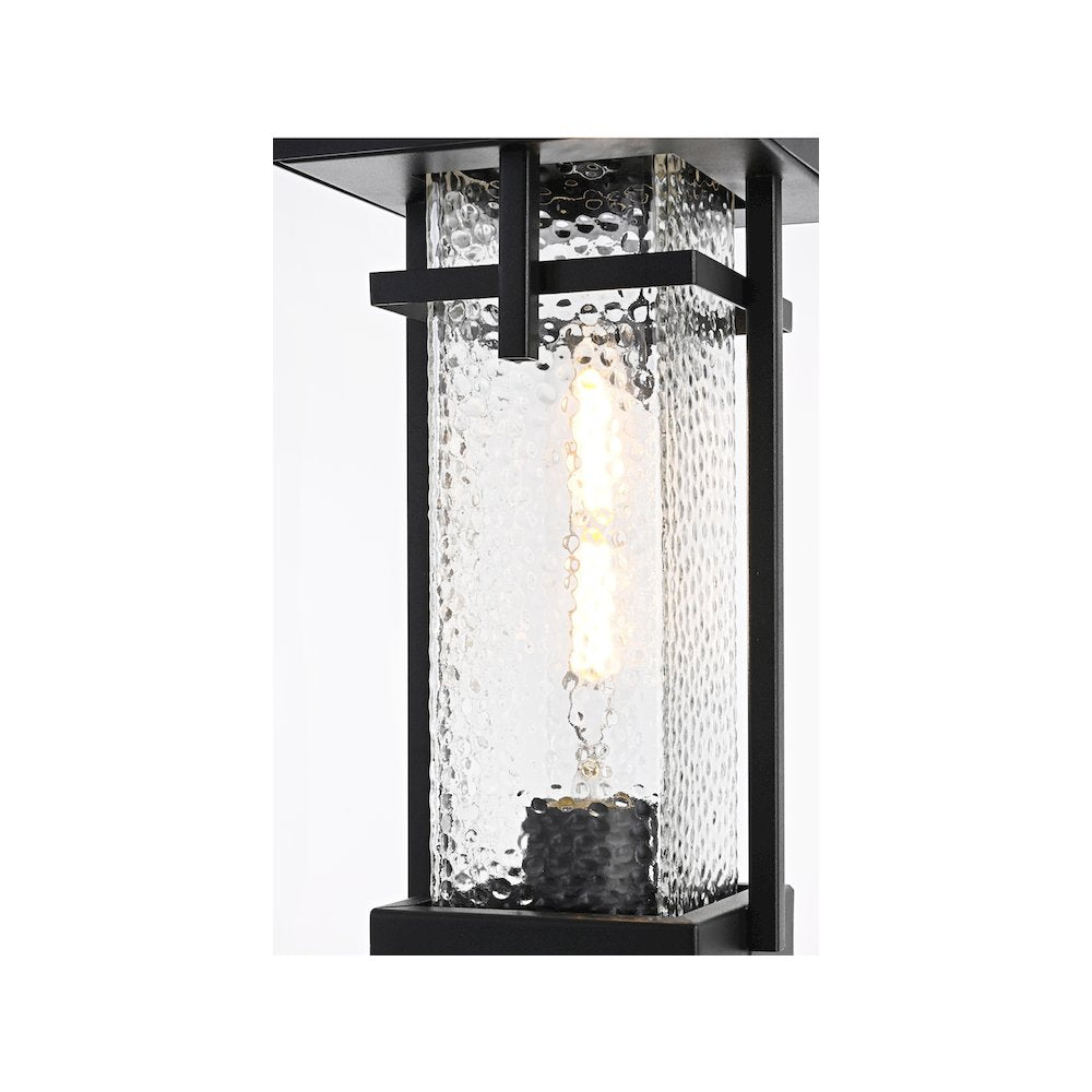 Cambria 7 inch Outdoor Pendant in Black
