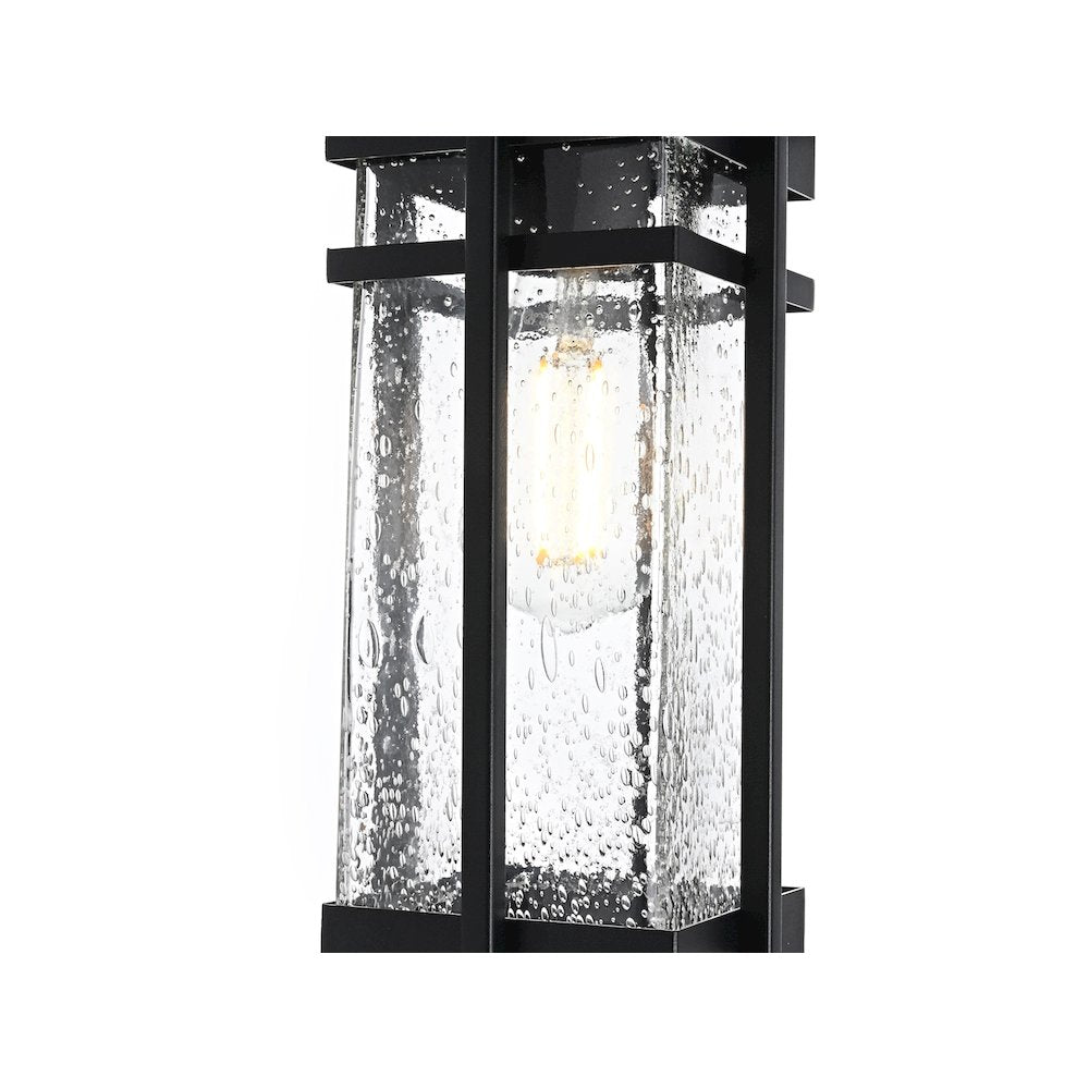 Livingston 7 inch Outdoor Pendant in Black