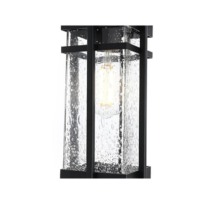 Livingston 7 inch Outdoor Pendant in Black