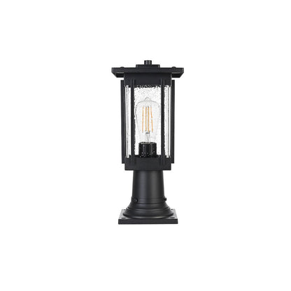 Melvale 7 inch Outdoor Pendant in Black