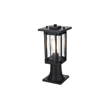 Melvale 7 inch Outdoor Pendant in Black
