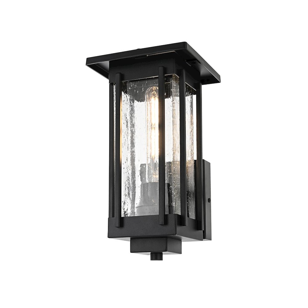Melvale 7 inch Outdoor Pendant in Black