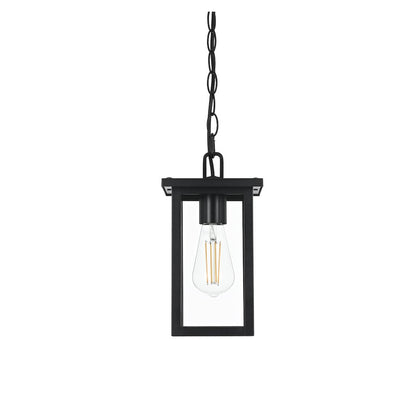 Venango 7 inch Outdoor Pendant in Black