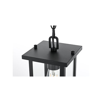 Venango 7 inch Outdoor Pendant in Black