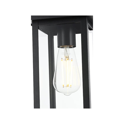 Venango 7 inch Outdoor Pendant in Black