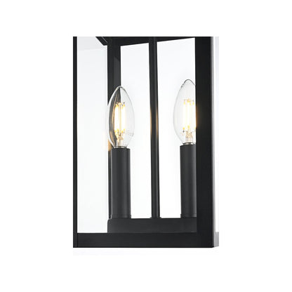 Venango 7 inch Outdoor Pendant in Black