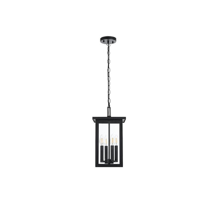Sheridan 7 inch Outdoor Pendant in Black