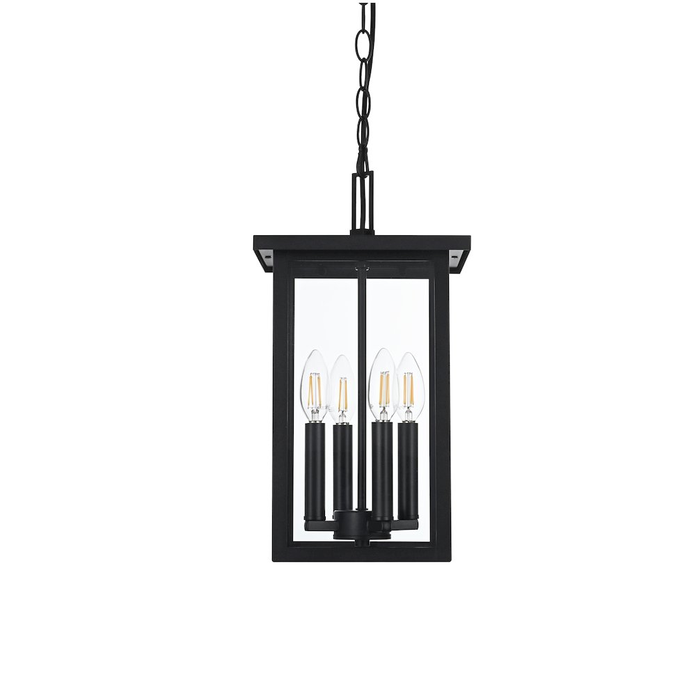 Sheridan 7 inch Outdoor Pendant in Black