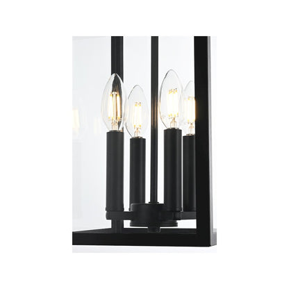 Sheridan 7 inch Outdoor Pendant in Black