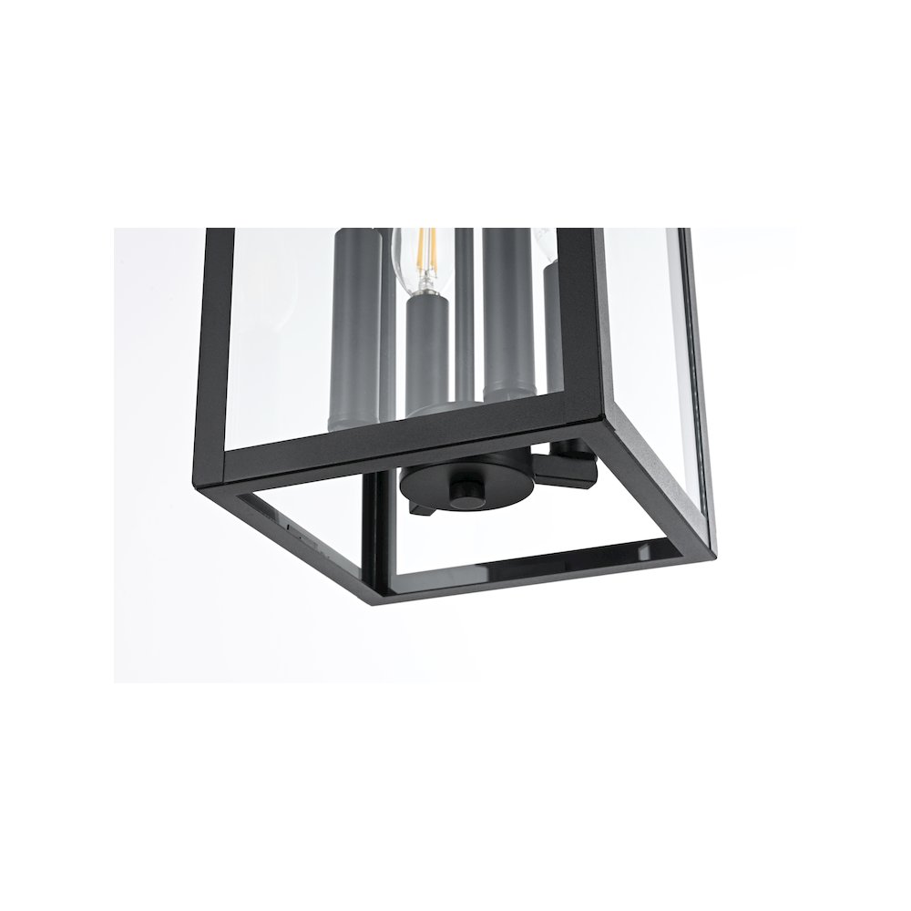 Sheridan 7 inch Outdoor Pendant in Black