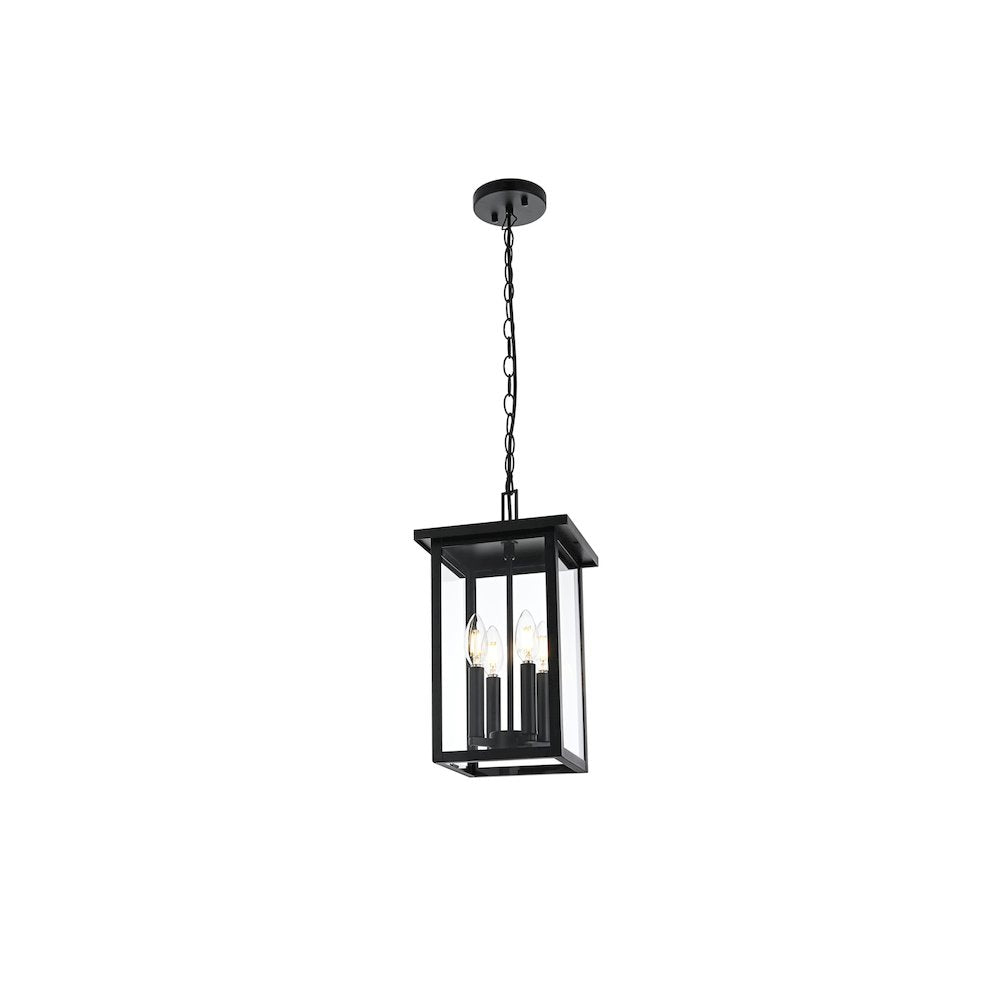 Sheridan 7 inch Outdoor Pendant in Black